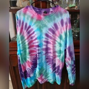 Gildan Multicolor Tie-Dye‎ Shirt.sz.L. Mens